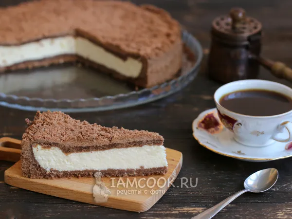 Фото блюда: Шоколадная королевская ватрушка с творогом
