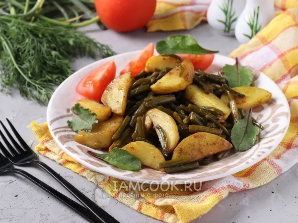 Фото блюда: Картошка с чесночными стрелками