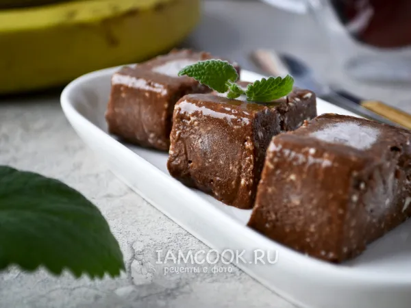 Фото блюда: Шоколадно-банановый фадж