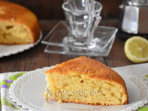 Фото блюда: Кекс без масла и маргарина (на кефире)