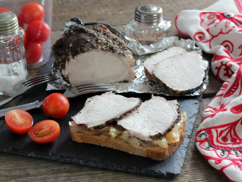 Фото блюда: Карбонад свиной в духовке в фольге