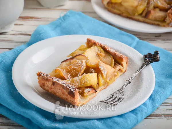 Фото блюда: Французский тарт с яблоками