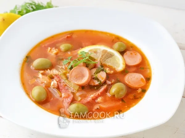 Фото блюда: Суп солянка классическая