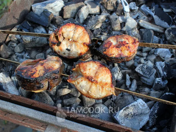 Фото блюда: Шашлык из сома