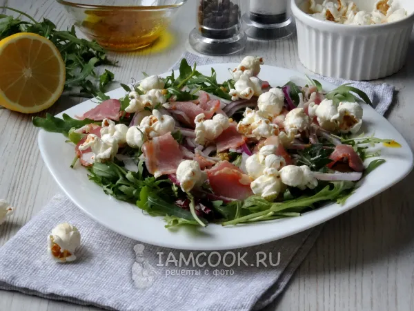 Фото блюда: Салат с попкорном