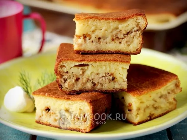 Фото блюда: Заливной пирог с мясом