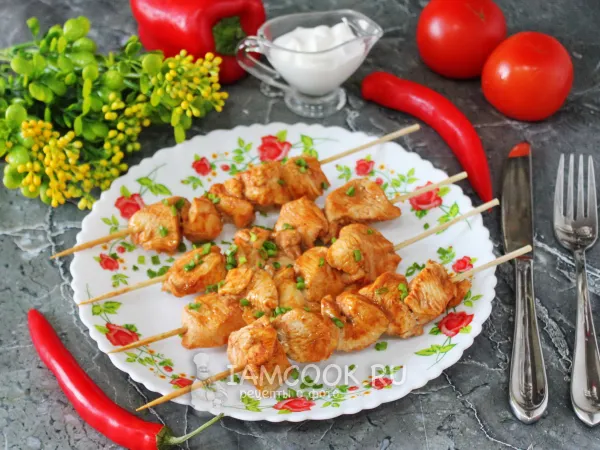 Фото блюда: Шашлык на пару