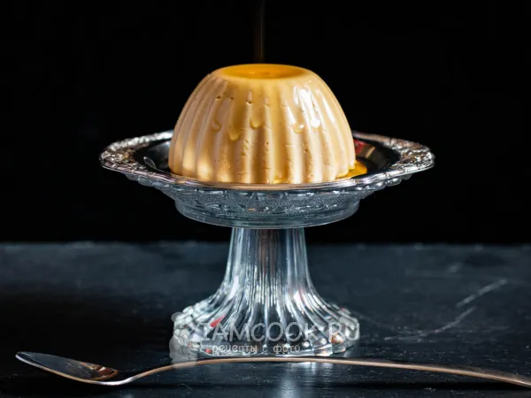 Фото блюда: Сливочный пудинг