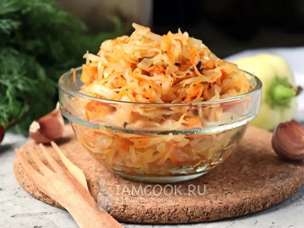 Фото блюда: Капуста в рукаве в духовке