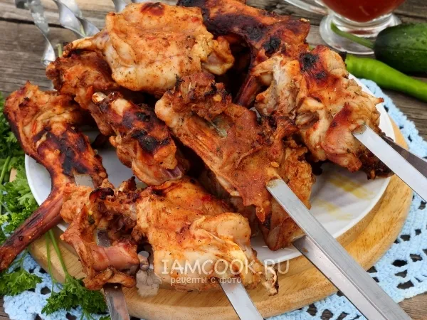 Фото блюда: Шашлык из кролика