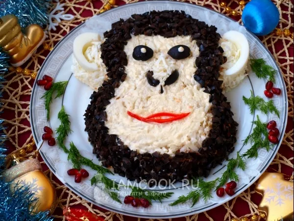 Фото блюда: Салат «Шимпанзе»