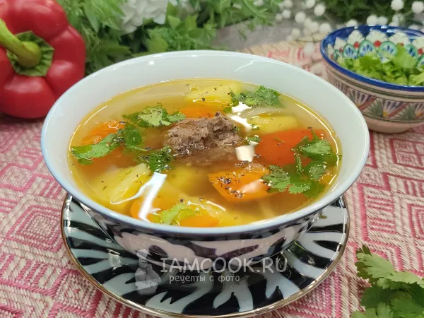 Фото блюда: Шурпа с тушенкой