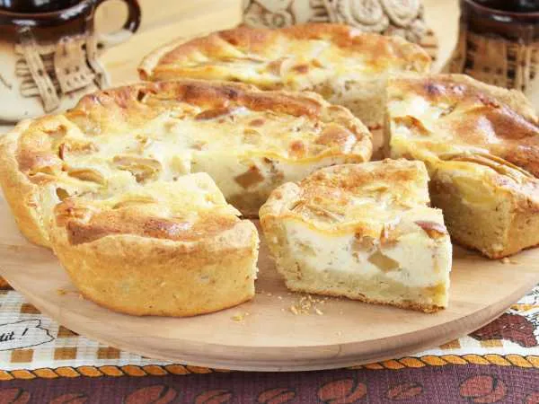 Фото блюда: Миндальный пирог с яблоками