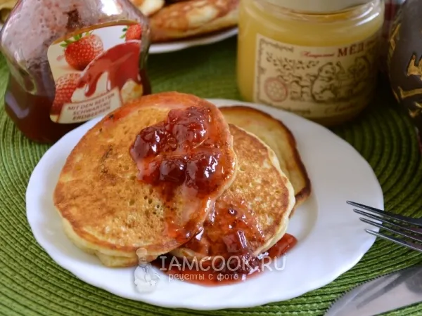 Фото блюда: Быстрые оладьи с цукатами