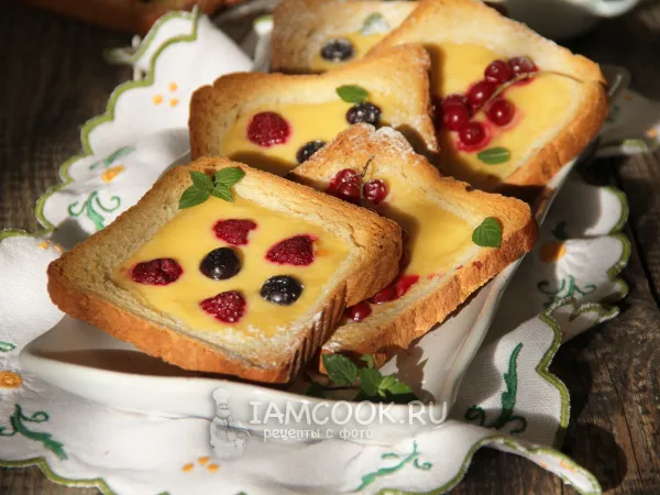 Фото блюда: Йогуртовые тосты