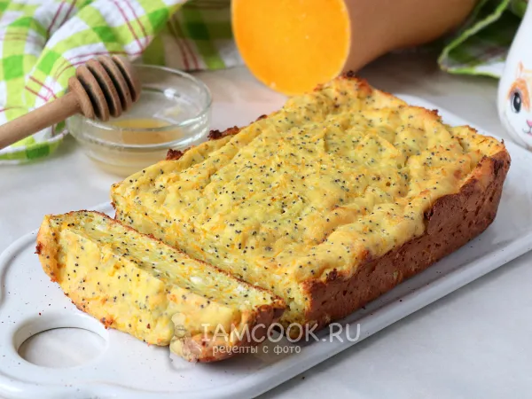 Фото блюда: Творожно-тыквенная запеканка с маком