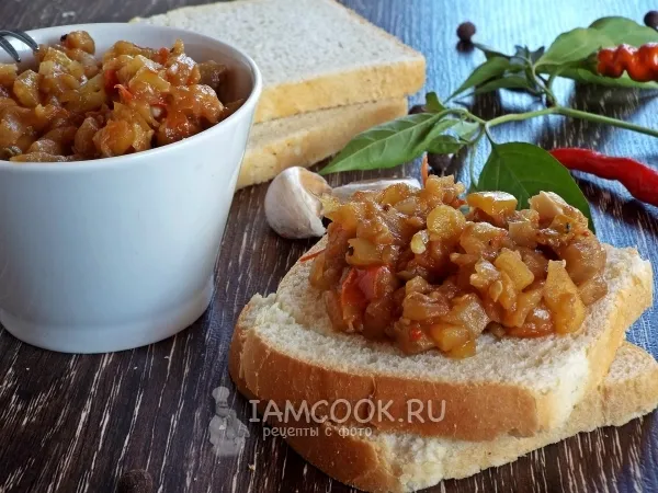 Фото блюда: Чатни из баклажанов с яблоком, перцем и помидорами