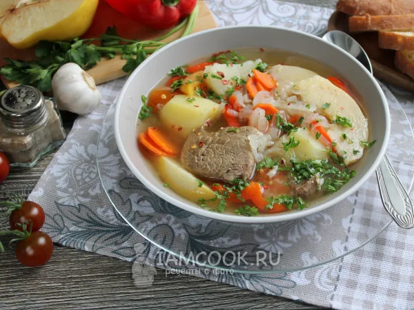 Фото блюда: Шурпа с айвой