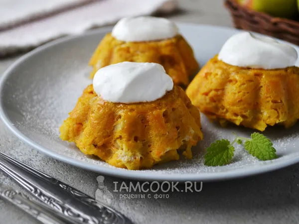 Фото блюда: Морковно-яблочное суфле