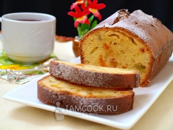 Фото блюда: Кекс на кислом молоке