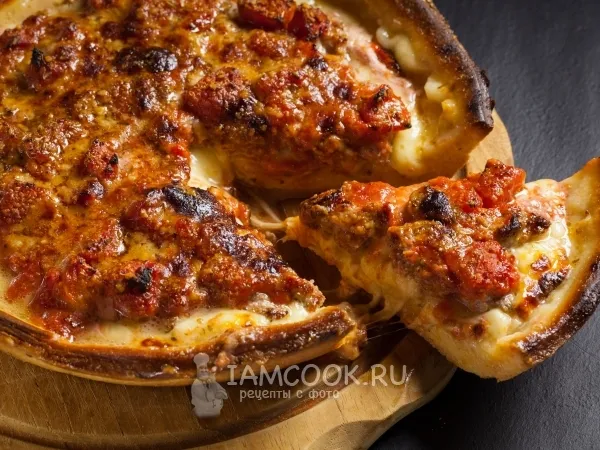 Фото блюда: Чикаго-пицца