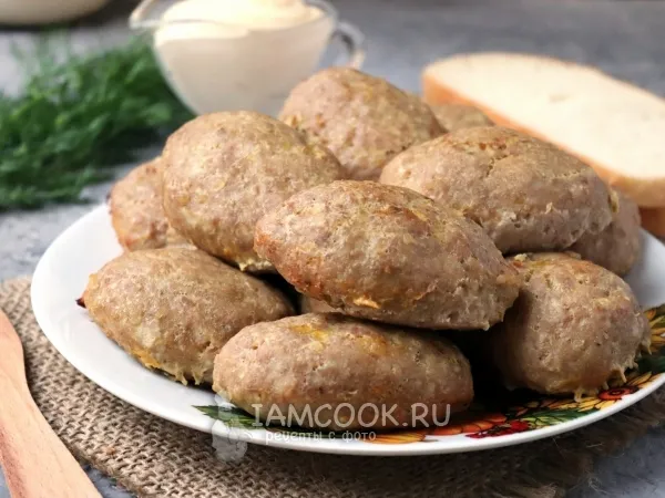 Фото блюда: Котлеты в рукаве для запекания в духовке