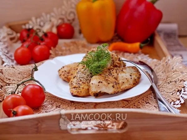 Фото блюда: Куриное филе запеченное в йогурте