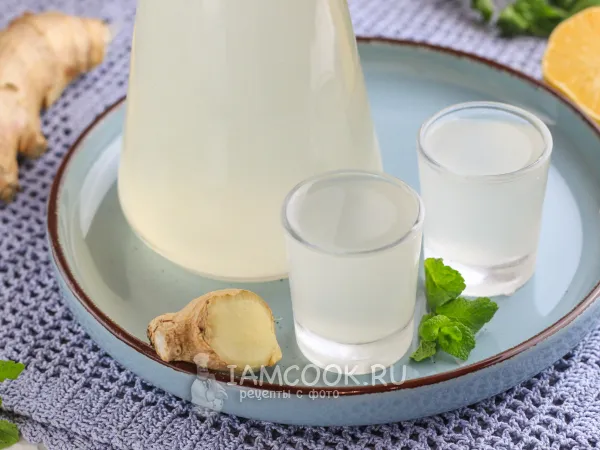 Фото блюда: Имбирная настойка на самогоне