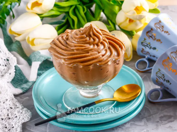 Фото блюда: Шоколадный крем пломбир