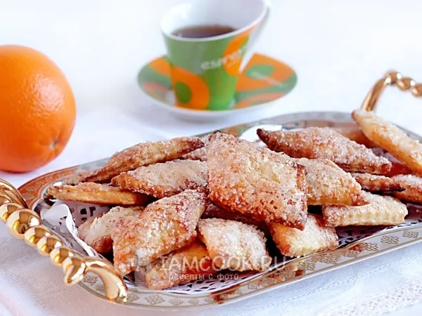 Фото блюда: Слоеное печенье в сахаре