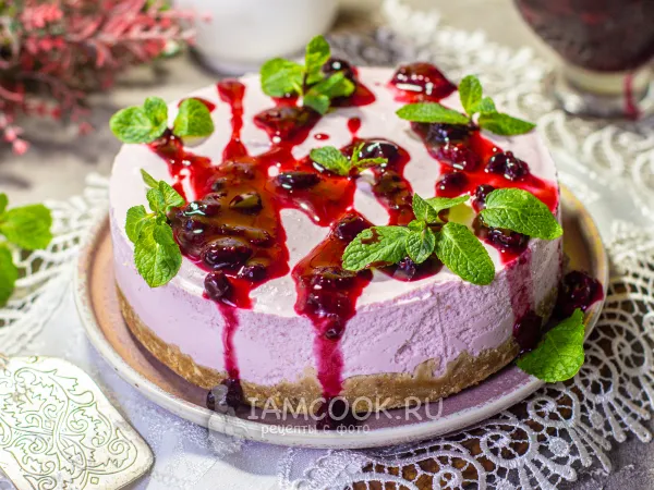 Фото блюда: Малиновый чизкейк без выпечки