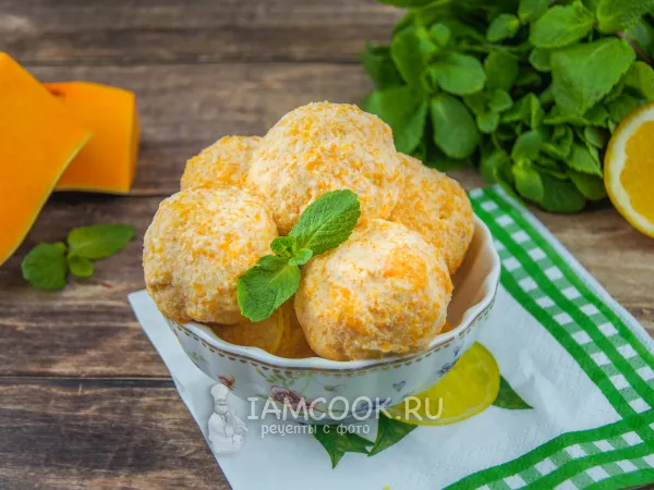 Фото блюда: Тыквенное мороженое