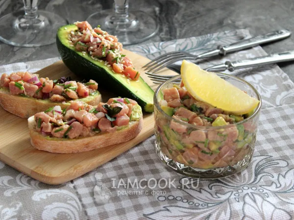 Фото блюда: Тартар из тунца