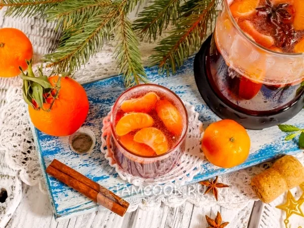 Фото блюда: Глинтвейн с мандаринами