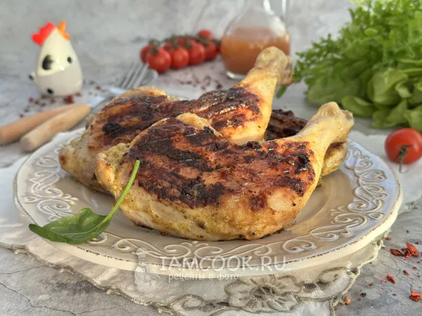 Фото блюда: Куриные окорочка в электрогриле
