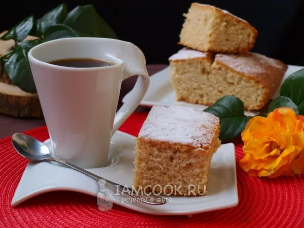 Фото блюда: Манник на кефире без яиц