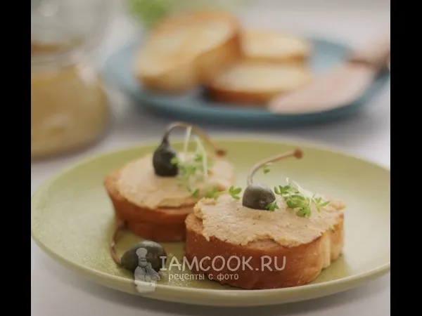 Фото блюда: Паштет из печени трески