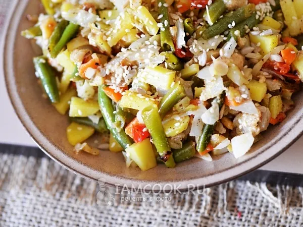 Фото блюда: Рагу с кунжутной пастой