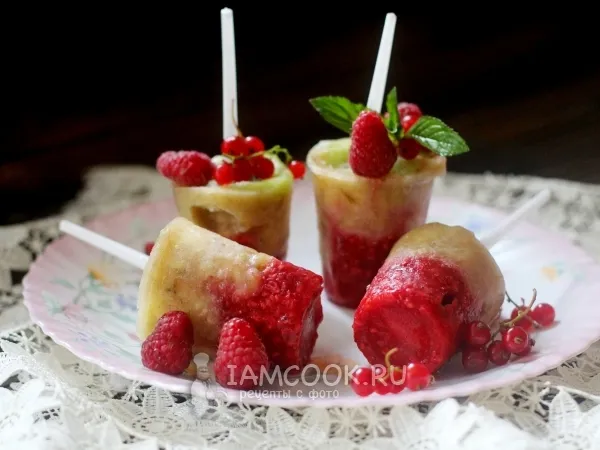 Фото блюда: Ягодно-фруктовый лед