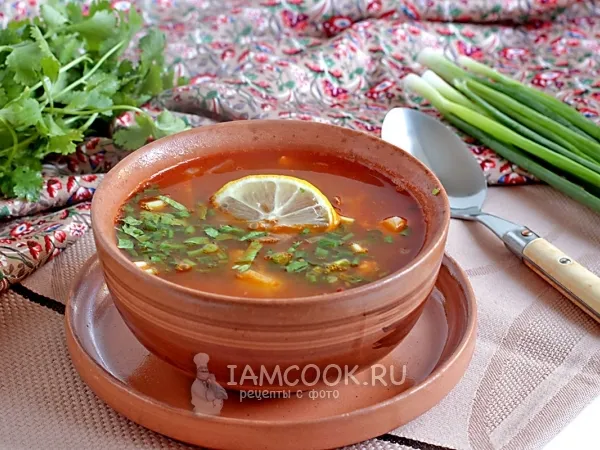 Фото блюда: Солянка сборная мясная с картошкой