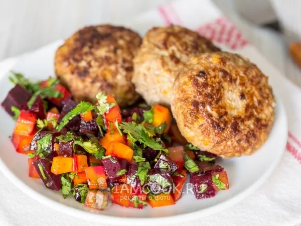 Фото блюда: Салат из вареных овощей