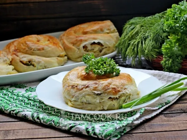 Фото блюда: Молдавская вертута с творогом