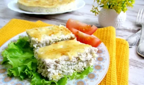 Фото блюда: Запеканка из кабачков с курицей