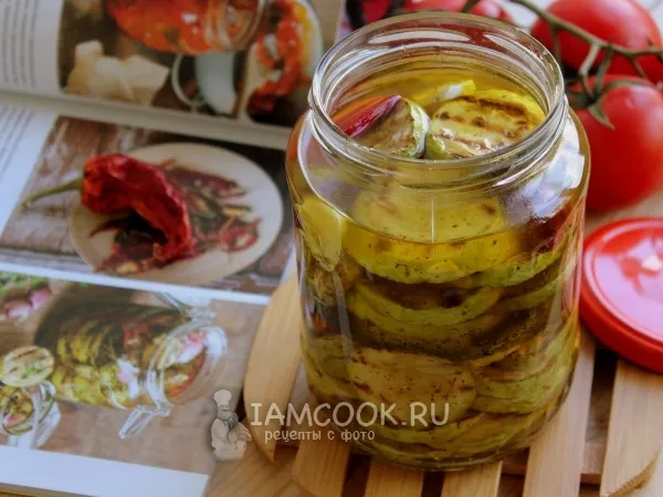 Фото блюда: Жареные кабачки на зиму