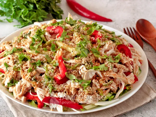 Фото блюда: Тайский салат с курицей