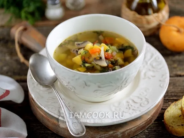 Фото блюда: Овощной суп с репой