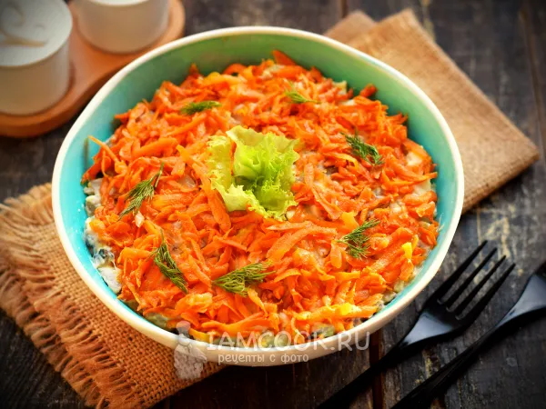 Фото блюда: Салат «Лисья шубка»