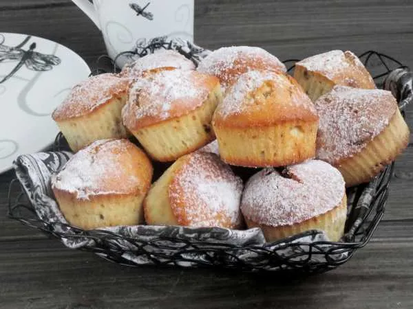 Фото блюда: Кексы на молоке с изюмом и ликером
