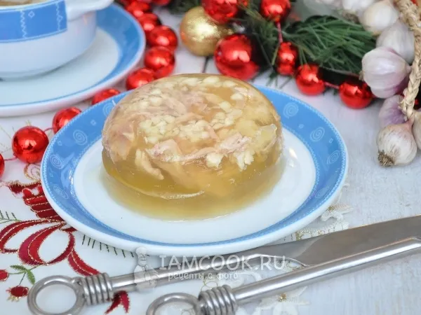 Фото блюда: Холодец из курицы в мультиварке