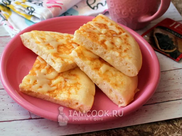 Фото блюда: Сырная лепешка ПП в мультиварке (из рисовой муки)